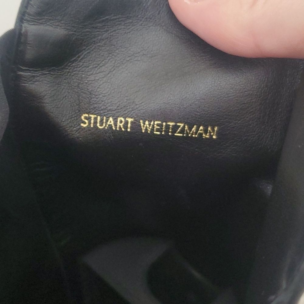 Stuart Weitzman Black Heeled Boots - Picture 4 of 9
